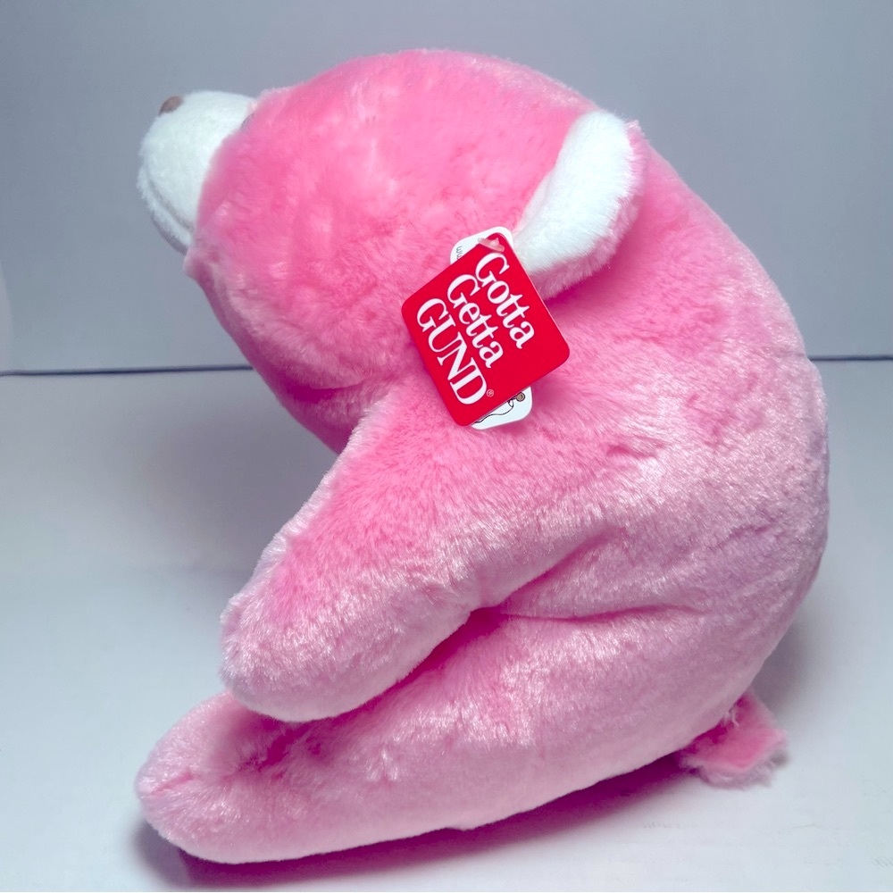 BNWT GUND SNUFFLES Adorable Bright Pink NEVER THRIFTED - Picture 3 of 14